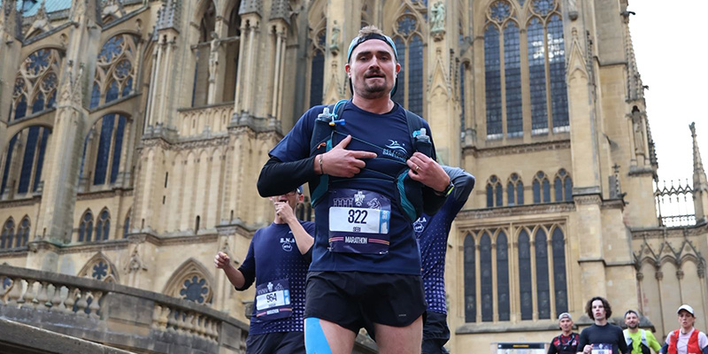 Une pensée pour mon frère sur ce premier marathon